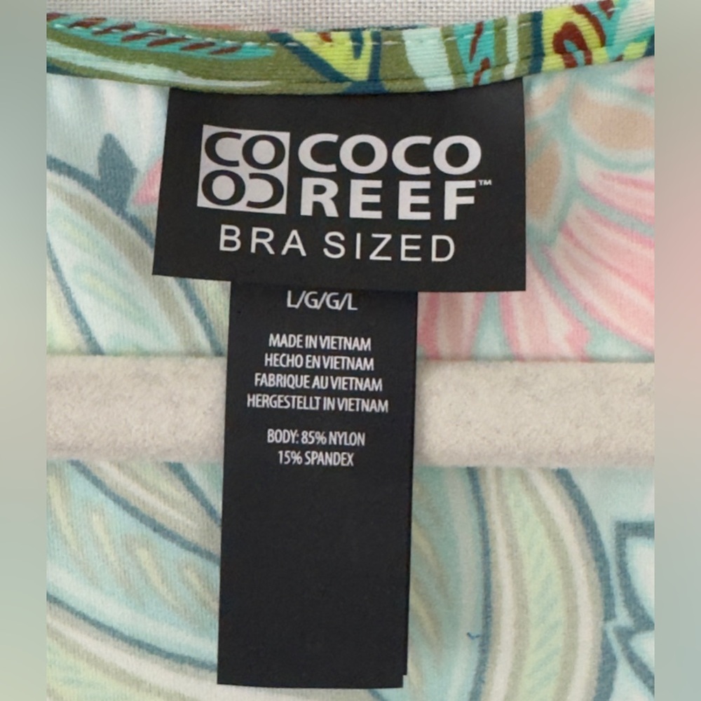 Coco Reef Adorn Cover Up V-Neck Dress - Tropical Lotus Ivory. Large NWT - Picture 8 of 12